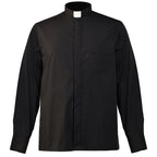 Blessume Men's Clergy Shirt - Long Sleeve Tab Collar