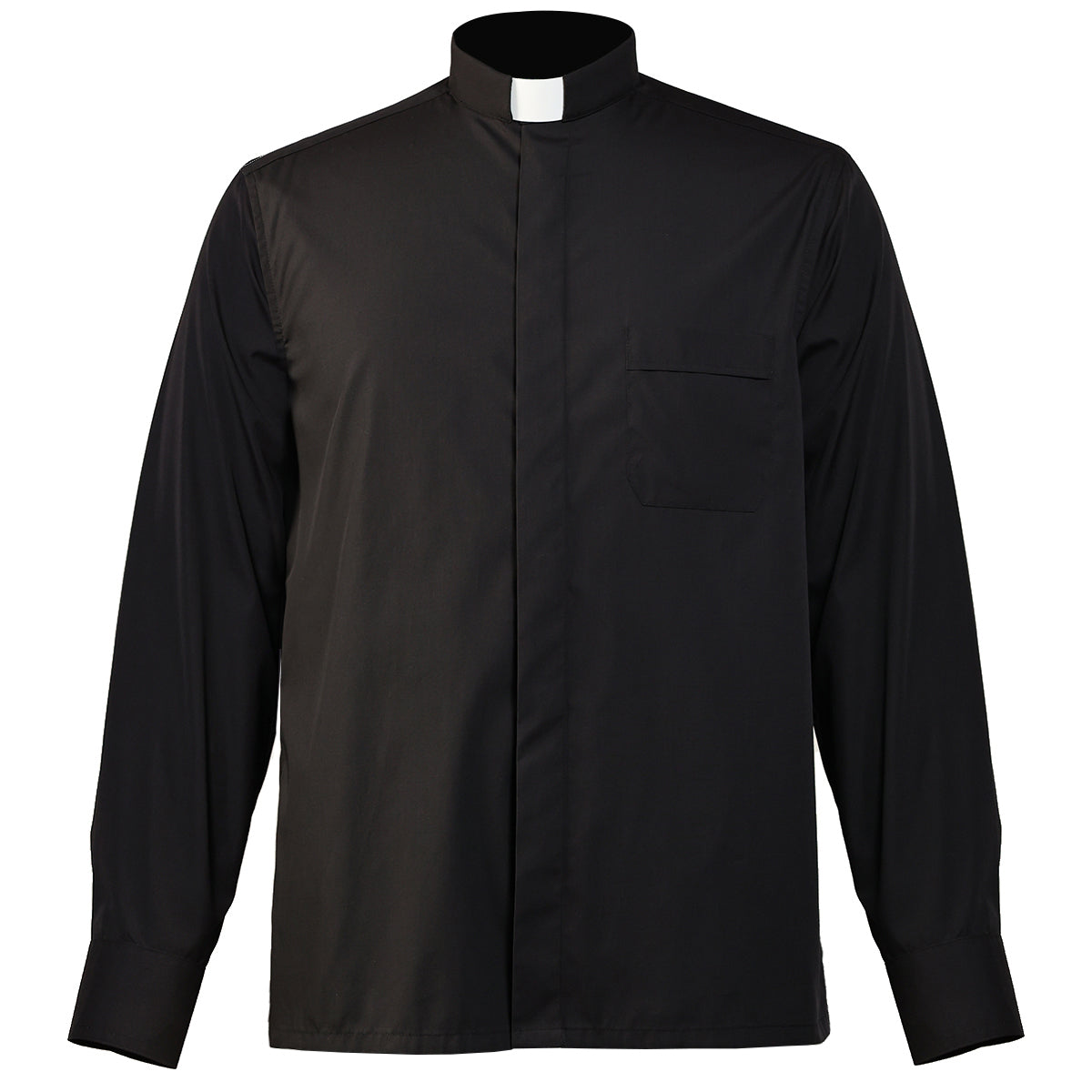 Blessume Men's Clergy Shirt - Long Sleeve Tab Collar