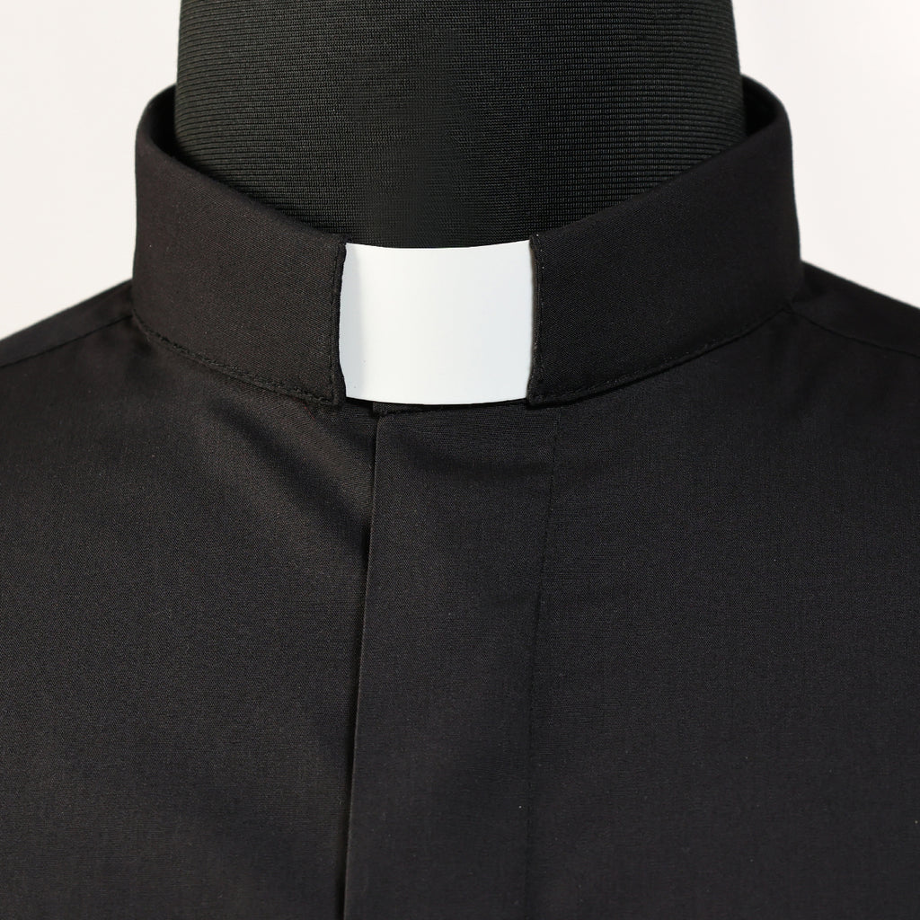 Blessume Men's Clergy Shirt - Long Sleeve Tab Collar