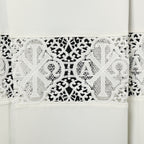 Blessume Clergy Surplice with Lace Inserts and Roman Square Neck