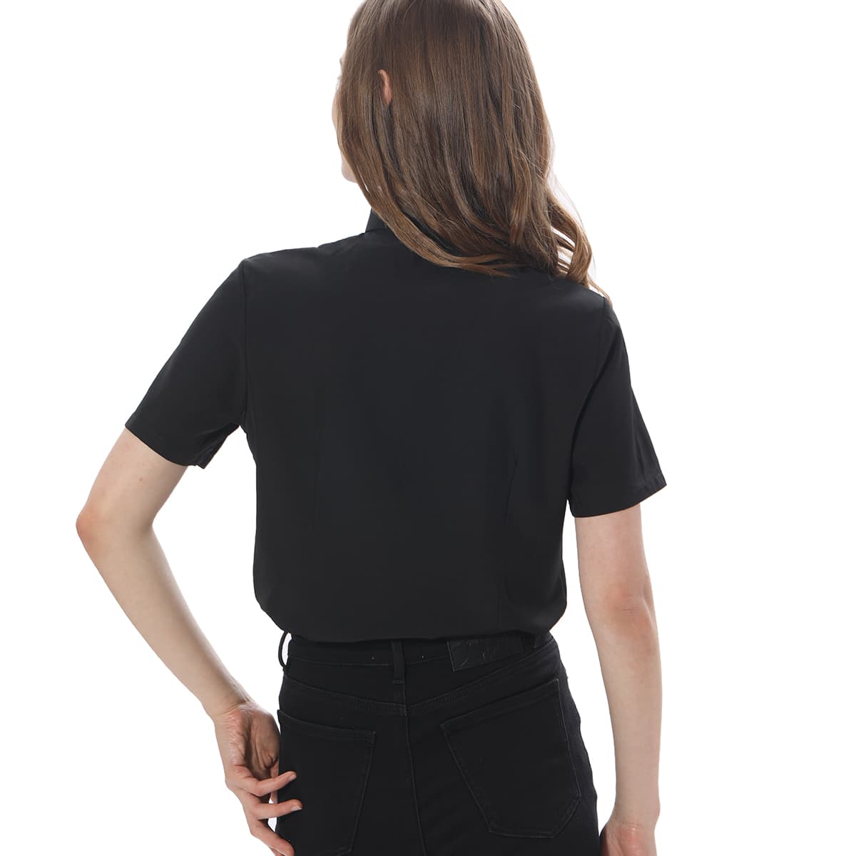 Blessume Tab-Collar & Button-Front Clergy Blouse