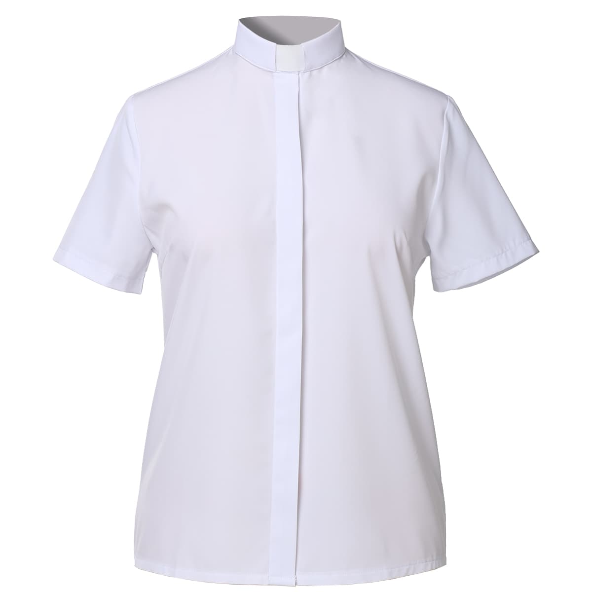 Blessume Tab-Collar & Button-Front Clergy Blouse