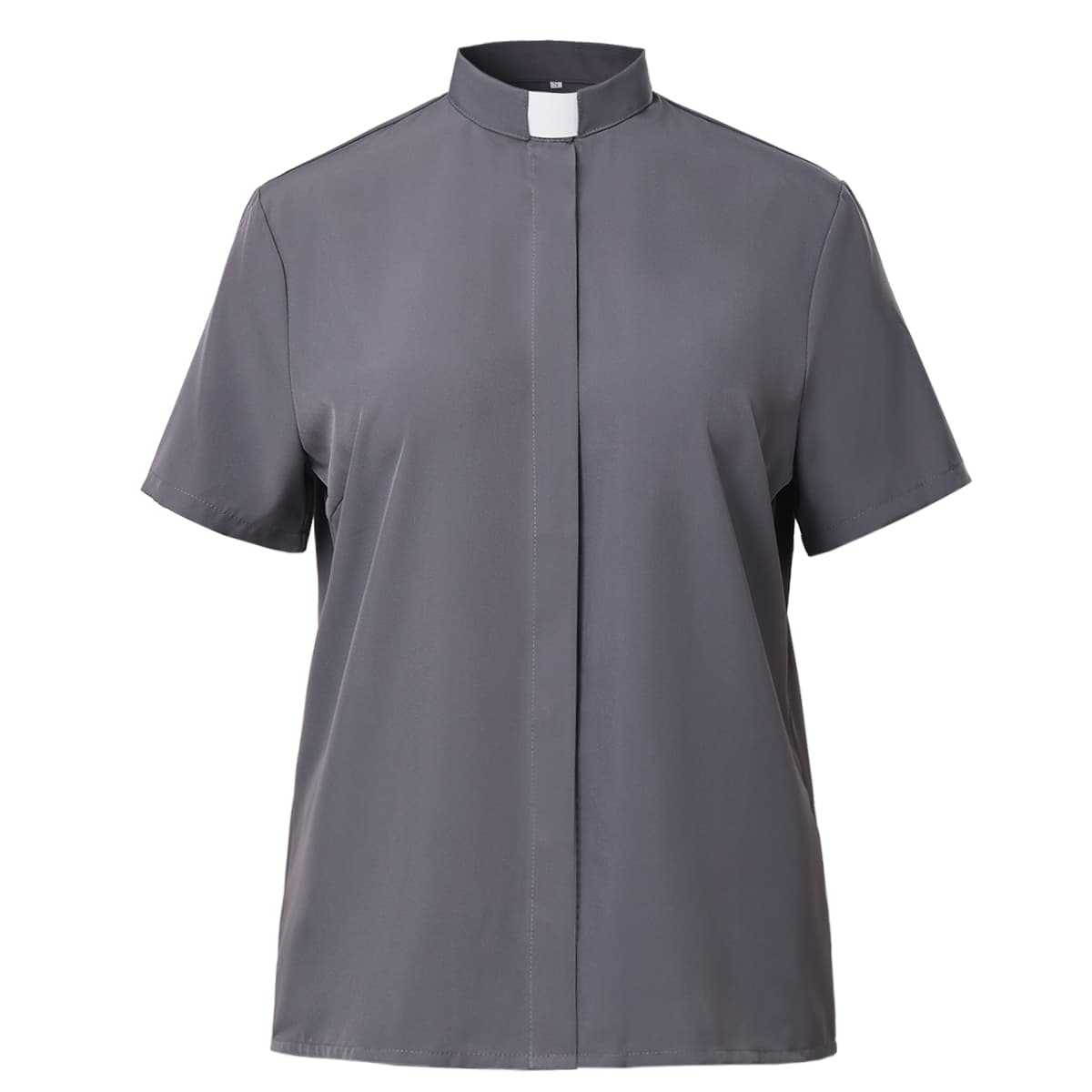 Blessume Tab-Collar & Button-Front Clergy Blouse