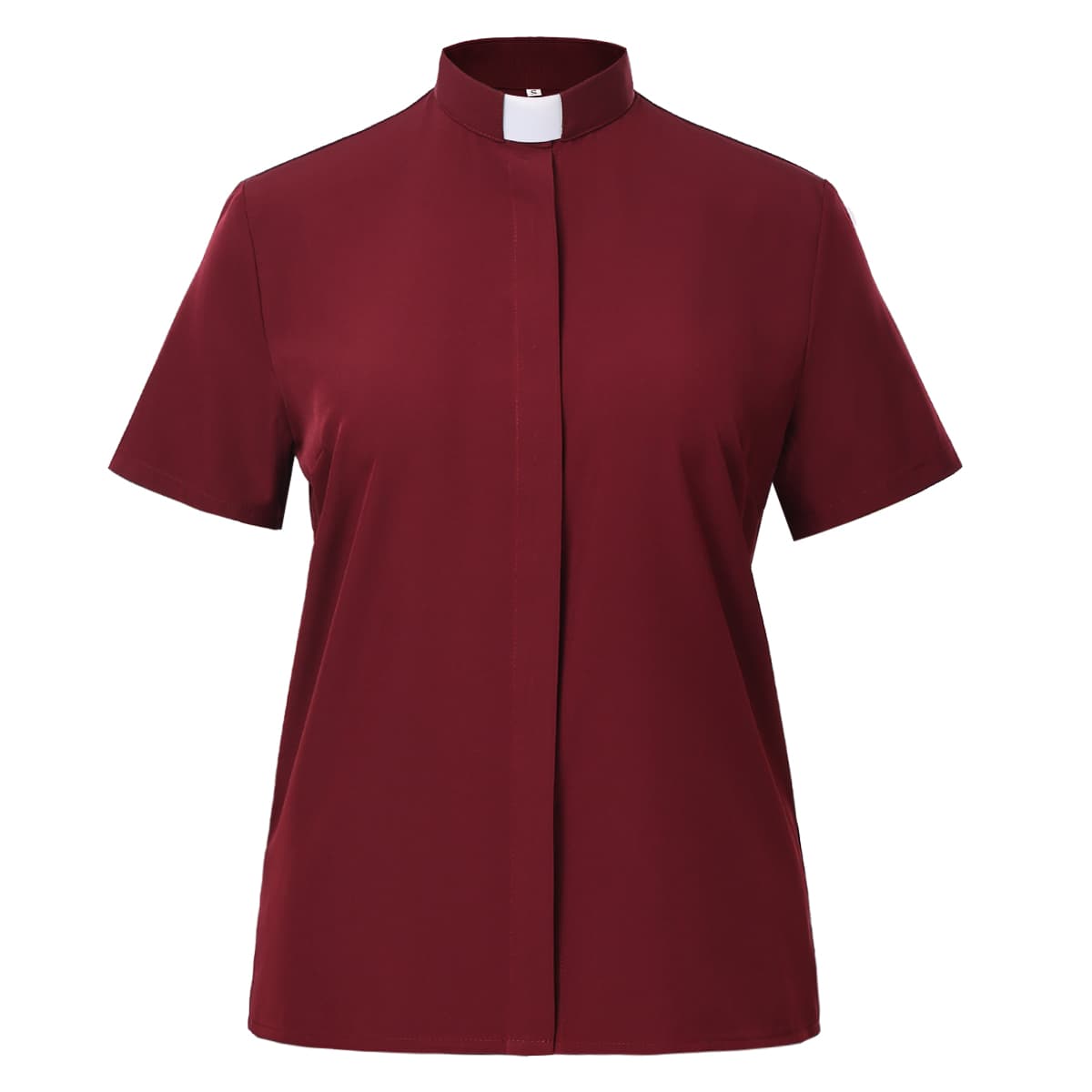 Blessume Tab-Collar & Button-Front Clergy Blouse
