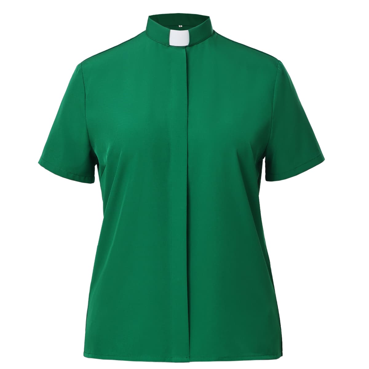 Blessume Tab-Collar & Button-Front Clergy Blouse