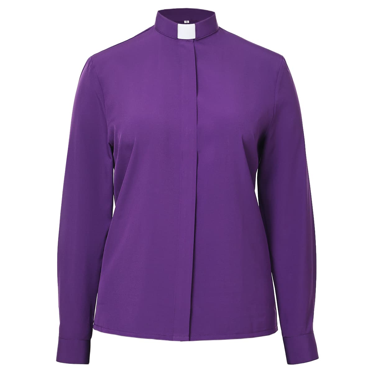 Blessume Tab-Collar & Button-Front Women Clergy Shirt