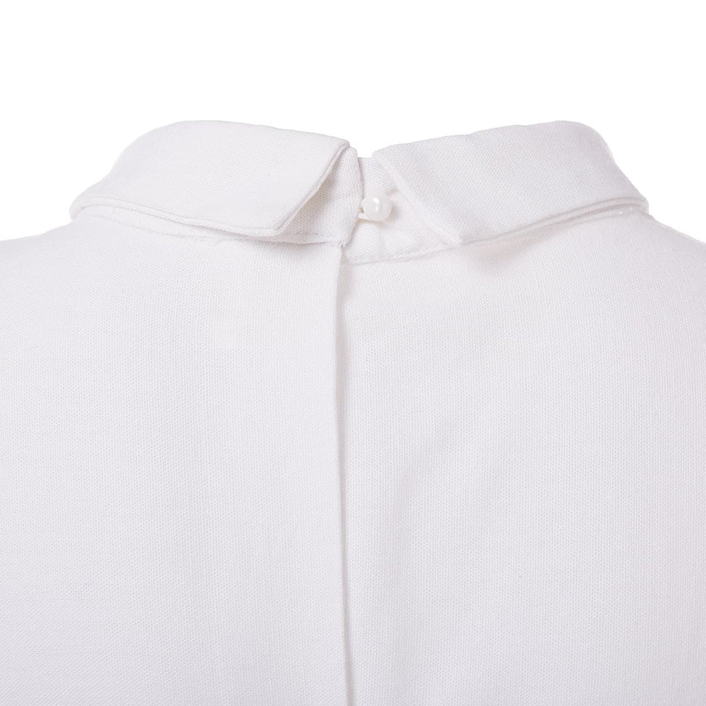 Blessume Tie-Belt & Relaxed Clergy Chiffon Blouse