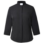 Blessume Women's 3/4 Sleeve Clergy Shirt with Tab Collar