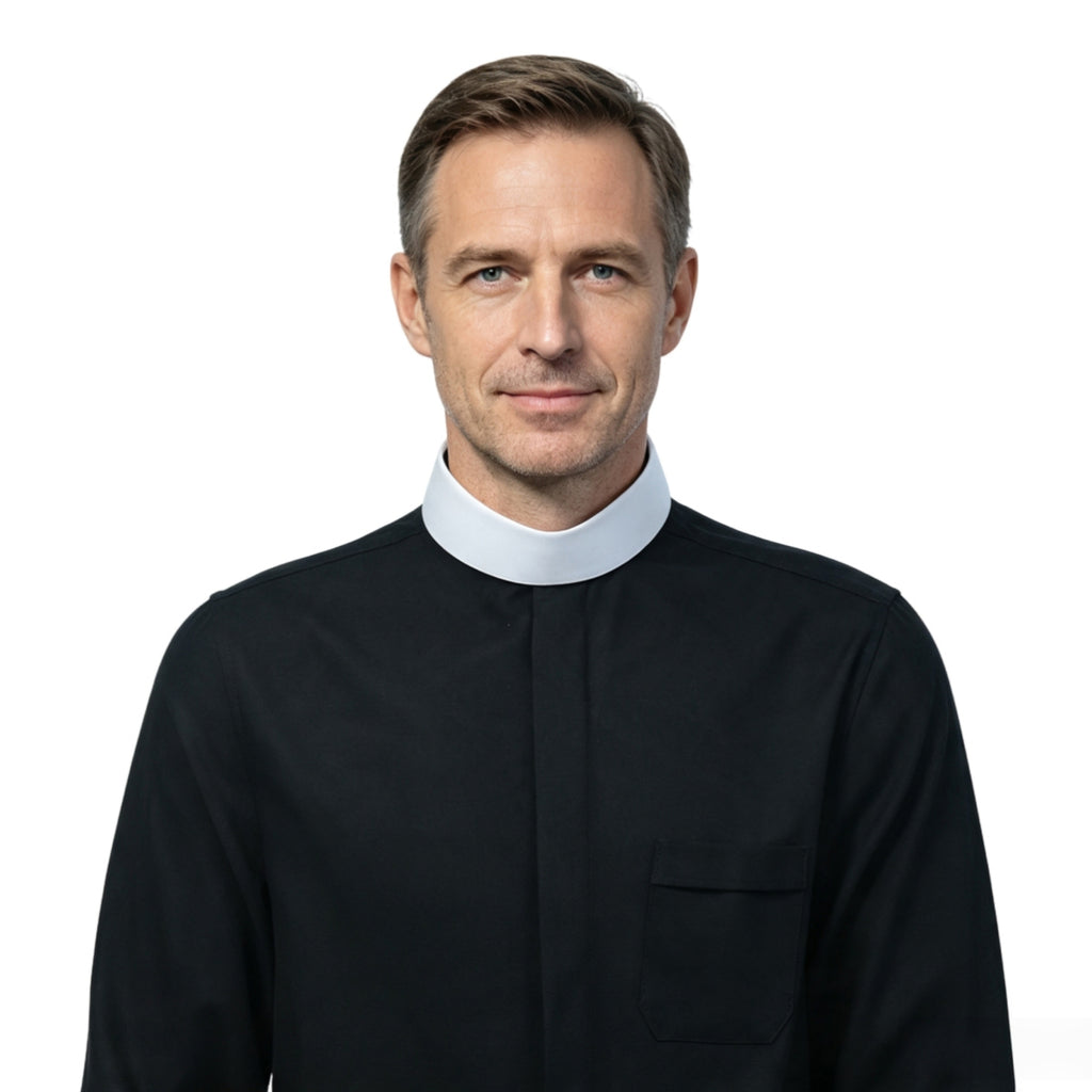 Blessume Clergy Collar Detachable Full Neckband