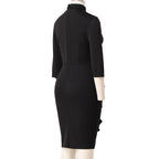 Blessume Ruched-Side & Slim-Fit Clergy Pencil Dress