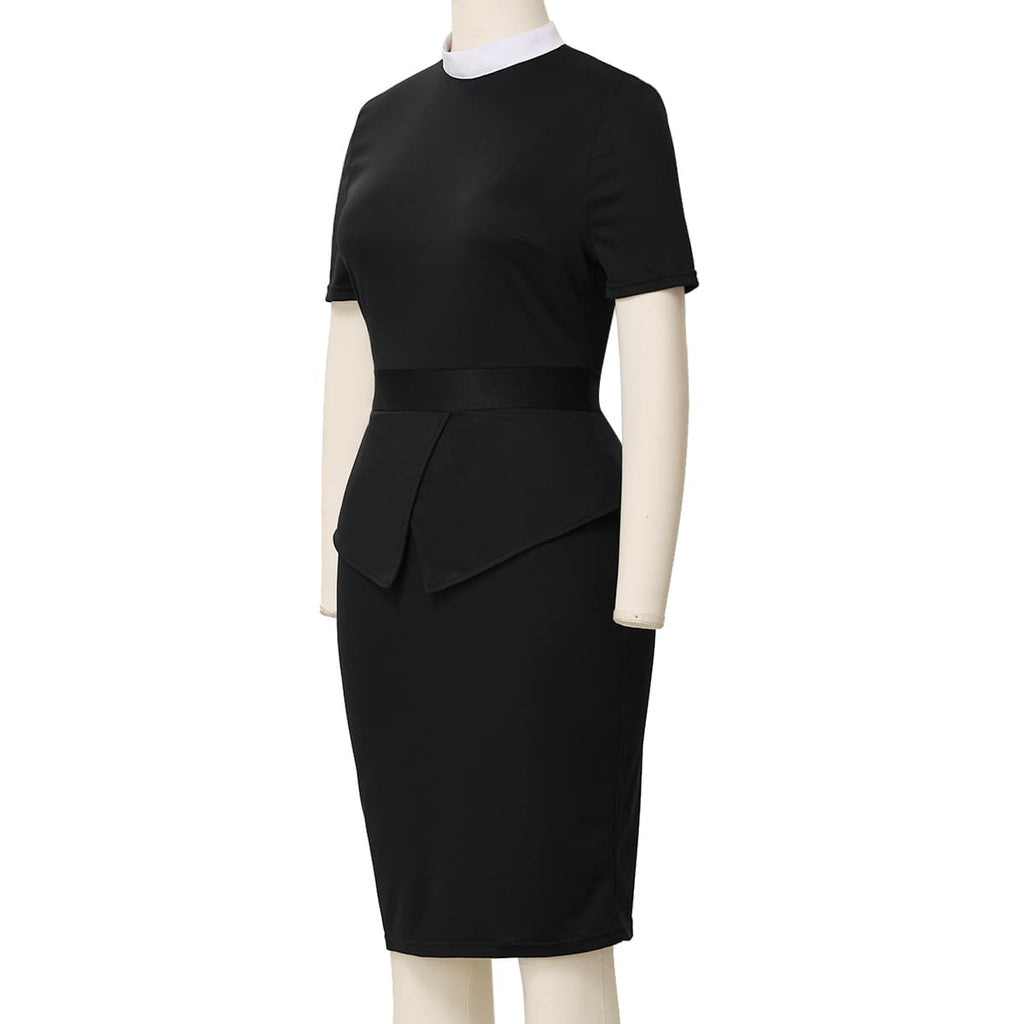 Blessume Slim Fit & Clergy Style Pencil Dress