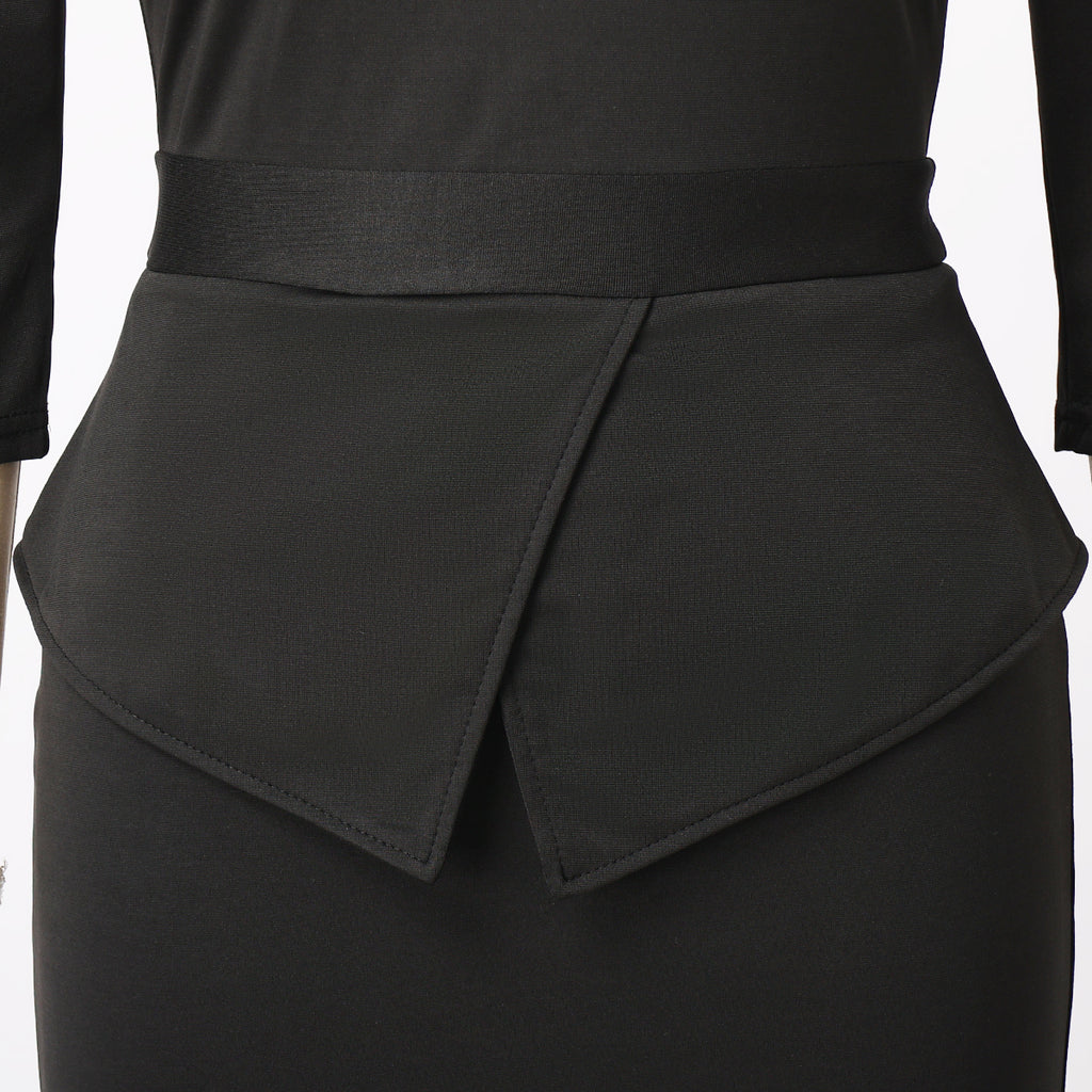 Blessume Chic & Side-Slit Clergy Pencil Dress