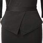 Blessume Chic & Side-Slit Clergy Pencil Dress