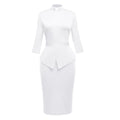 Blessume Chic & Side-Slit Clergy Pencil Dress