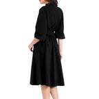 Blessume A-Line & Draping Clergy Chiffon Dress