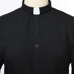 Blessume Tab-Collar & Draping Hem Clergy A-Line Dress