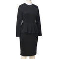 Blessume Flared-Waist & Elegant Clergy Pencil Dress