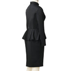 Blessume Flared-Waist & Graceful Clergy Pencil Dress