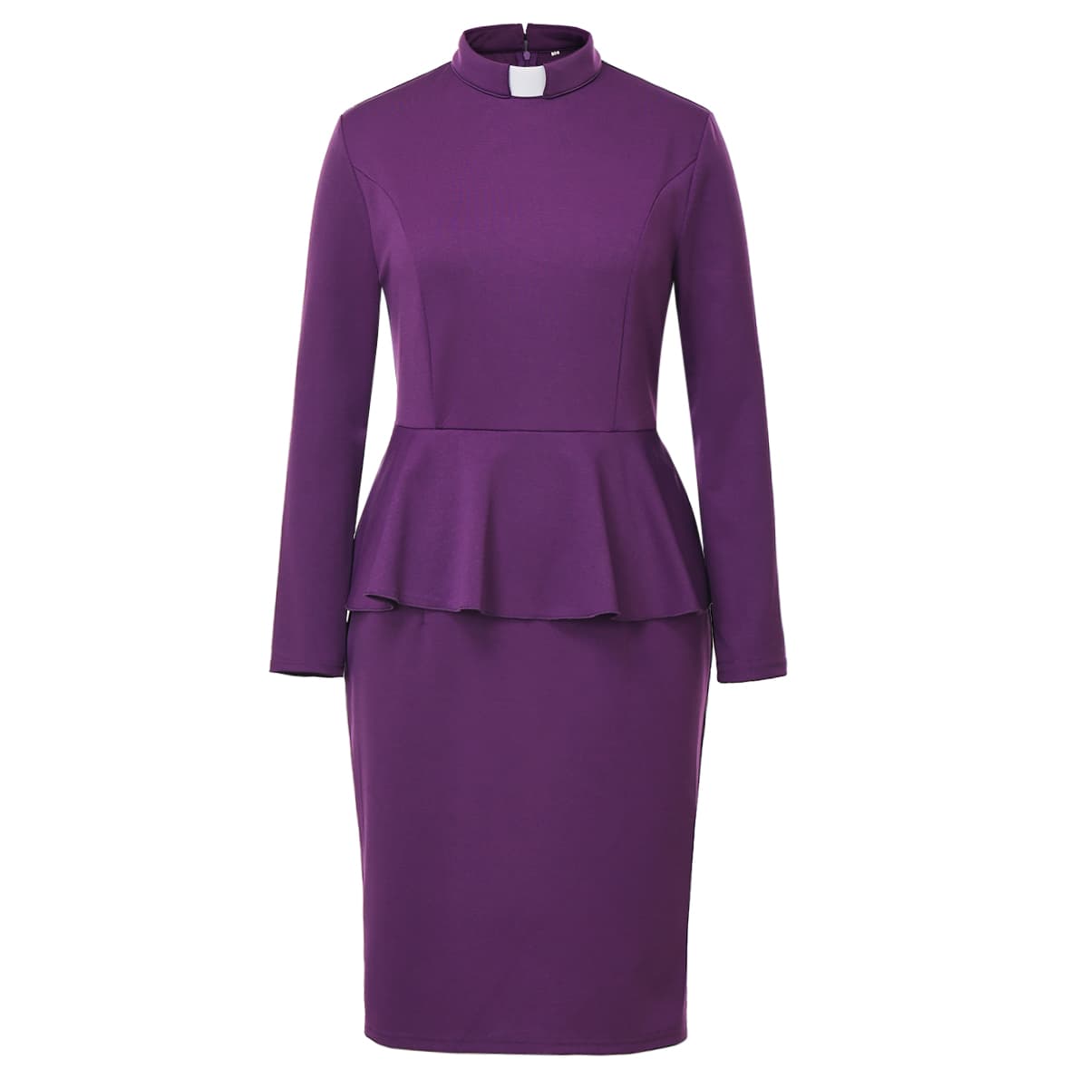 Blessume Flared-Waist & Graceful Clergy Pencil Dress