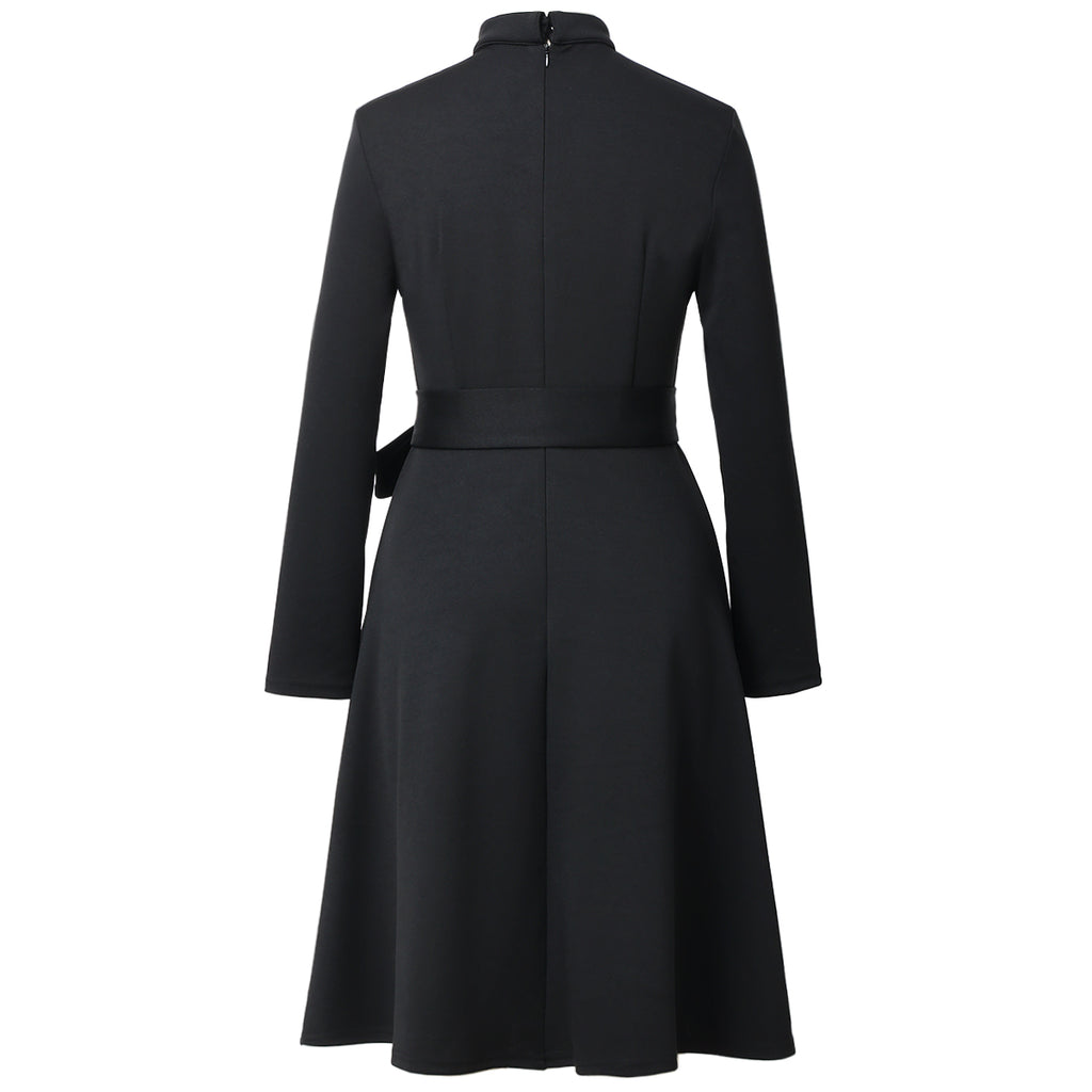 Blessume Belted & Side-Buttoned Clergy Dress