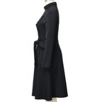Blessume Belted & Side-Buttoned Clergy Dress