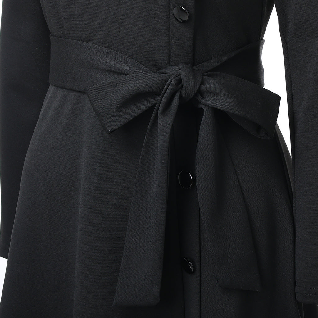 Blessume Belted & Side-Buttoned Clergy Dress