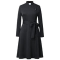 Blessume Belted & Side-Buttoned Clergy Dress