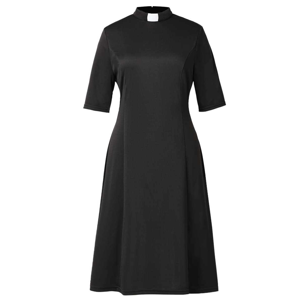 Blessume Tab-Collar & Modest Clergy Draping Dress