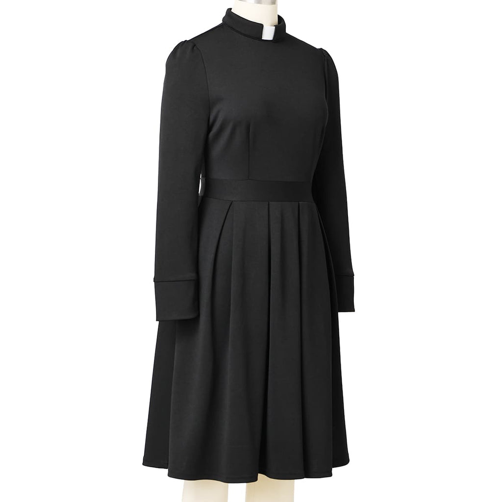 Blessume Clerical-Collar & Draping Clergy Dress
