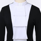 Blessume Color-Block & Bell-Sleeve Clergy Dress