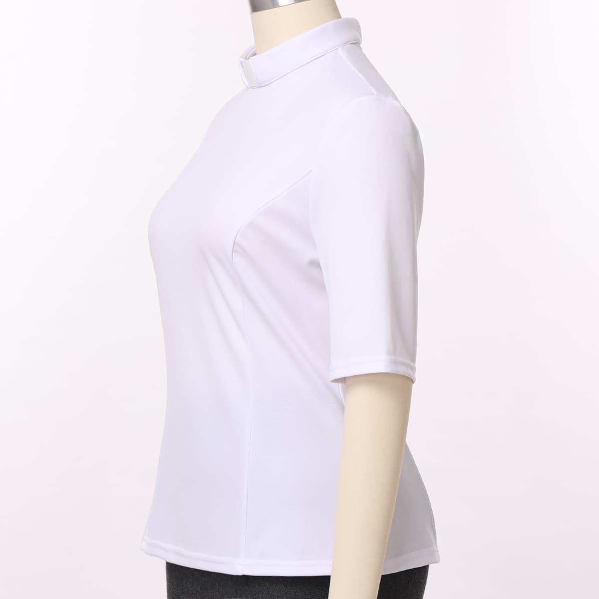 Blessume Solid & Short-Sleeved Clergy Blouse