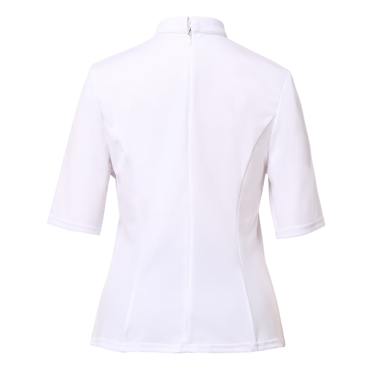 Blessume Solid & Short-Sleeved Clergy Blouse