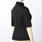 Blessume Solid & Short-Sleeved Clergy Blouse