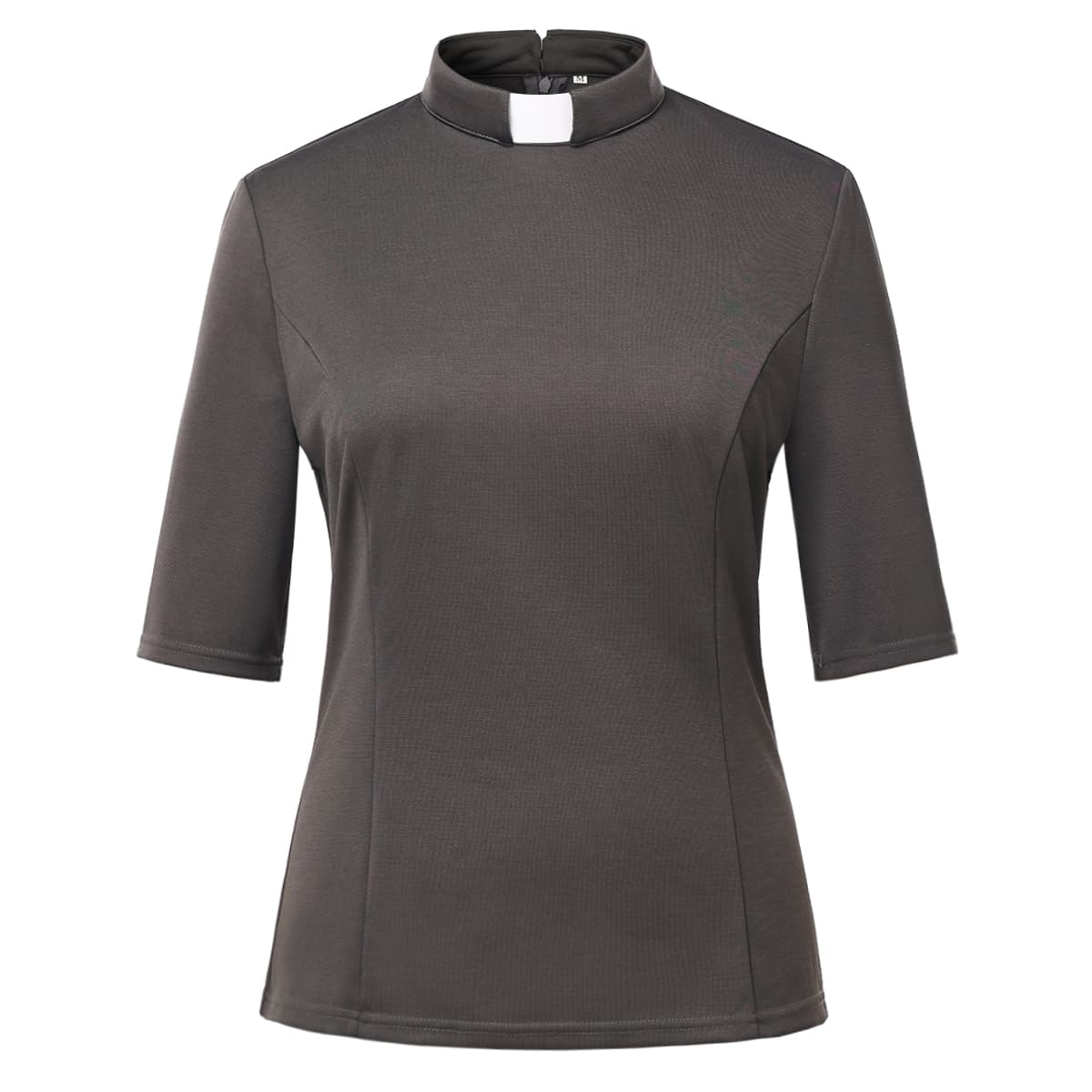Blessume Solid & Short-Sleeved Clergy Blouse