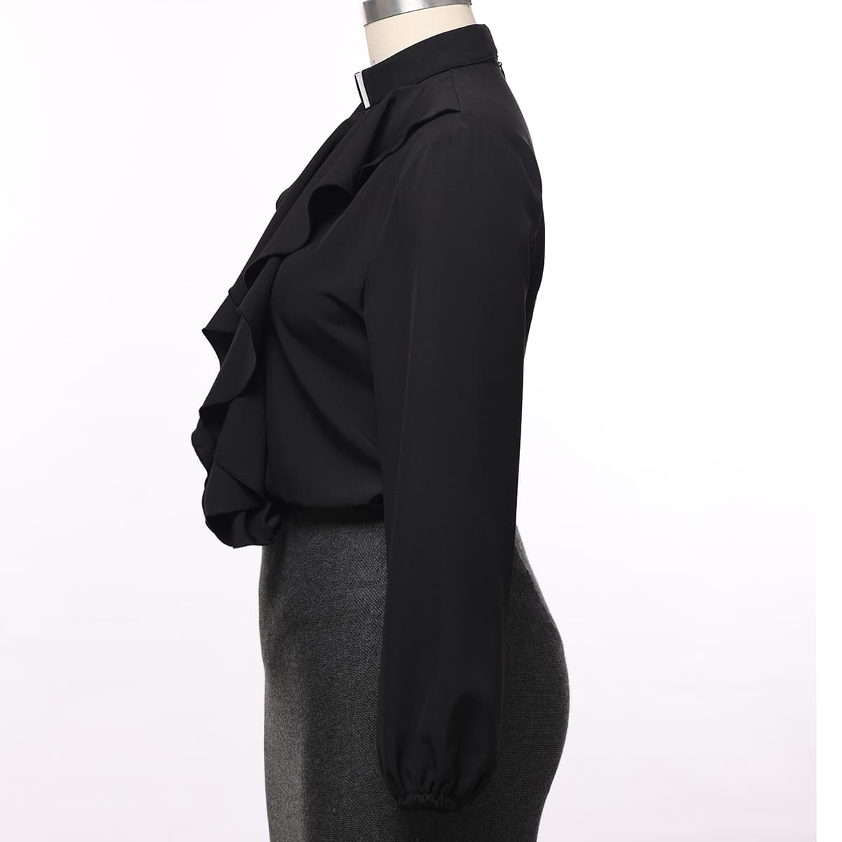 Blessume Button-Front & Ruffled-Front Clergy Blouse