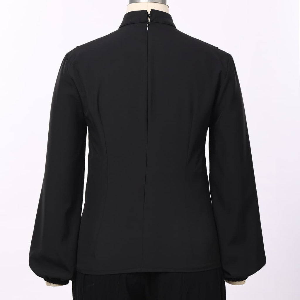 Blessume Button-Front & Ruffled-Front Clergy Blouse