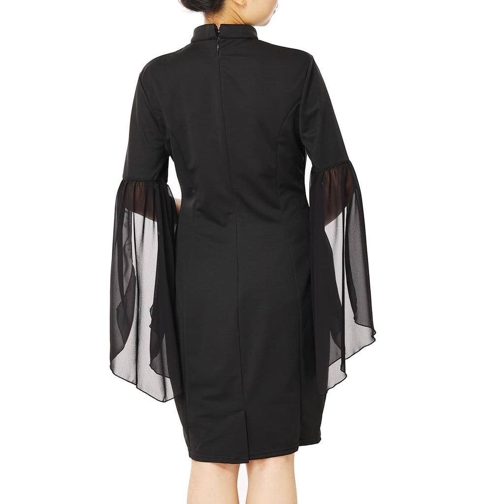 Blessume Slit-Belled Sleeves Clergy Relaxed Dress