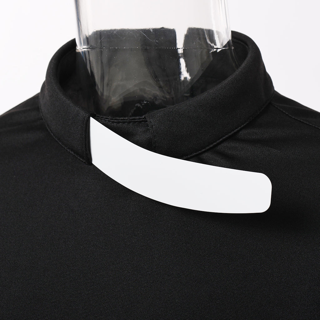 Blessume Solid-Color & Swing-Sleeve Clergy Blouse