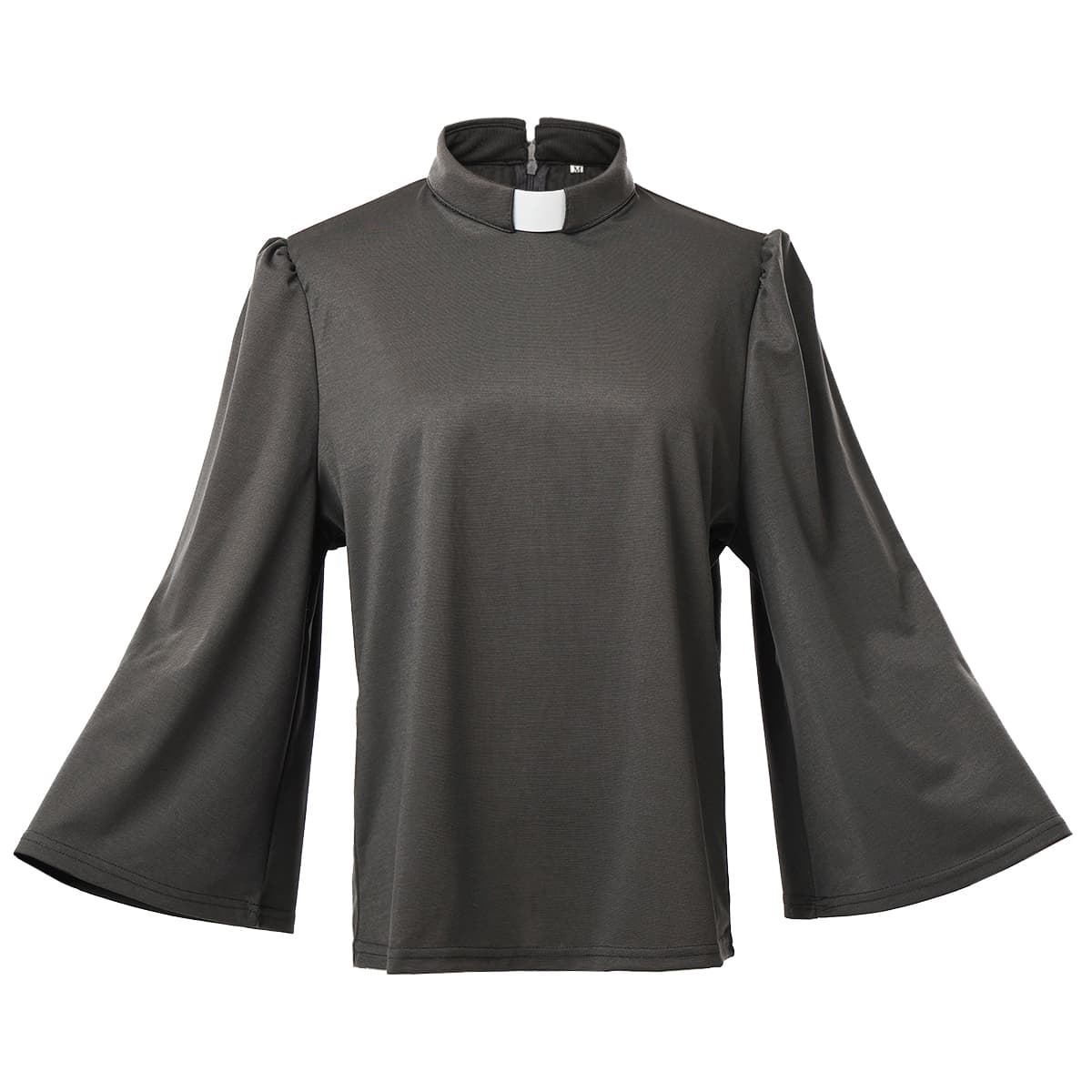 Blessume Solid-Color & Swing-Sleeve Clergy Blouse