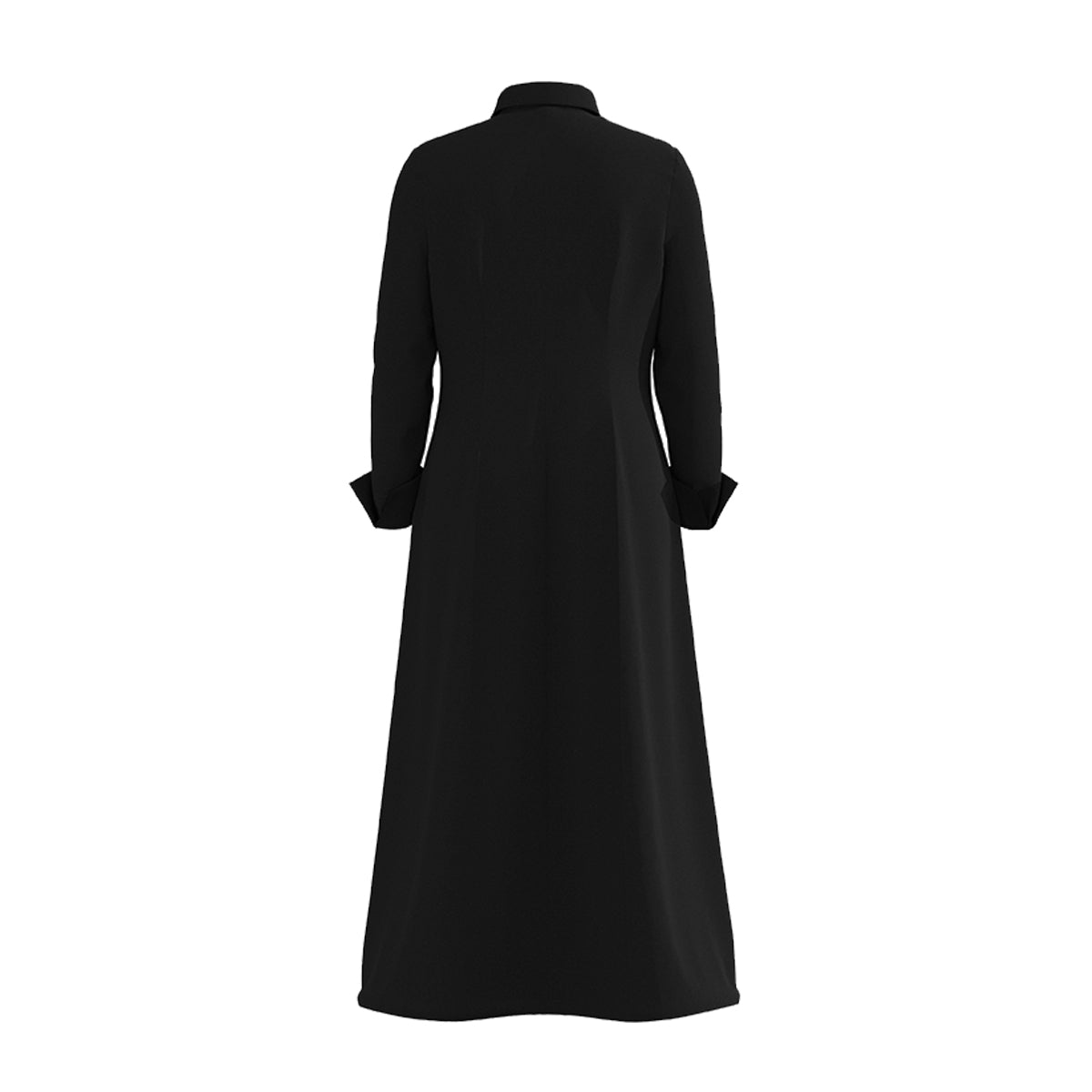 Blessume Stand-Collar & Cross-Embellished Clergy Robe