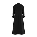 Blessume Stand-Collar & Cross-Embellished Clergy Robe