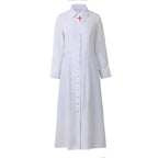 Blessume Stand-Collar & Cross-Embellished Clergy Robe