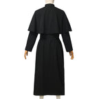 Blessume Shoulder-Caped & Tab-Collar Clergy Cassock