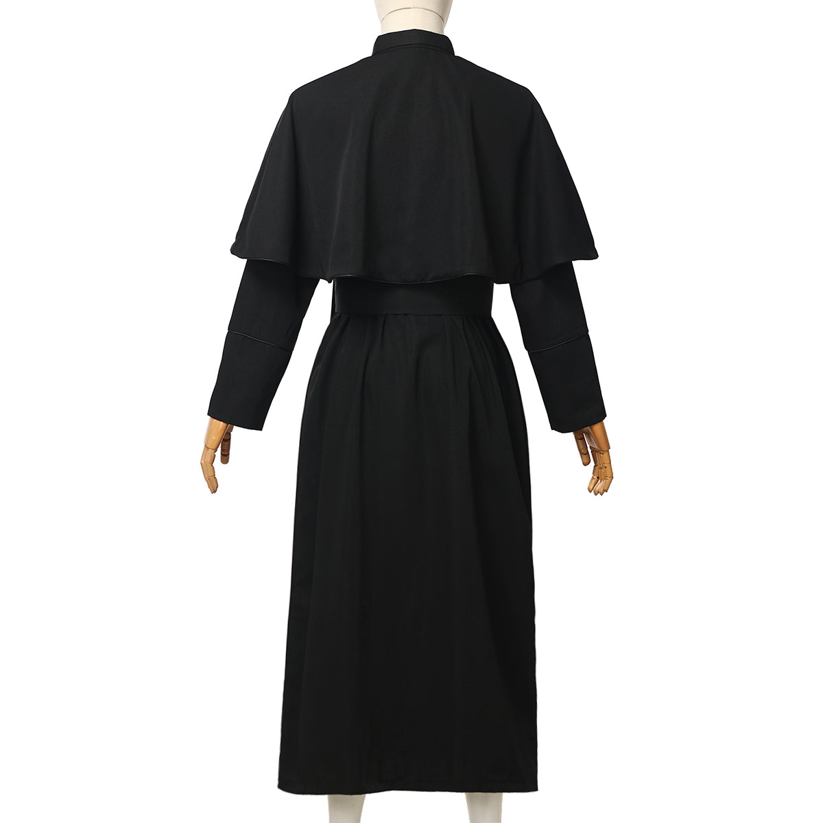 Blessume Shoulder-Caped & Tab-Collar Clergy Cassock