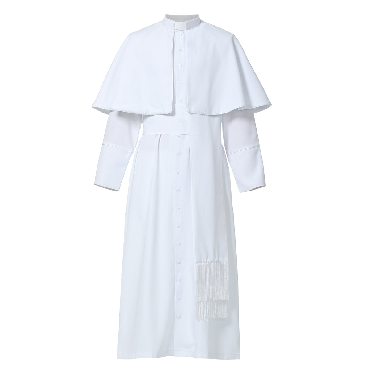 Blessume Shoulder-Caped & Tab-Collar Clergy Cassock