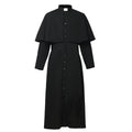 Blessume Shoulder-Caped & Tab-Collar Clergy Cassock