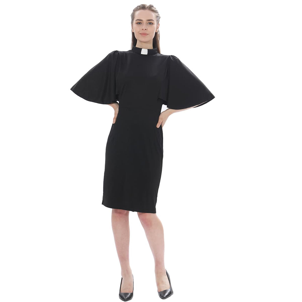 Blessume Ruffle-Sleeved & Elegant Church Pencil Dress