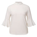 Blessume Ruffle-Sleeved & Elegant Clergy Blouse