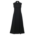 Blessume Women's Sleeveless Clergy Maxi Dress with Tab Collar